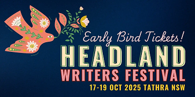 poster for Headland Writers Festival 2025