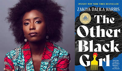 poster from The Other Black Girl With Zakiya Dalila Harris. Chaired by Linda Jaivin in Adelaide Festival